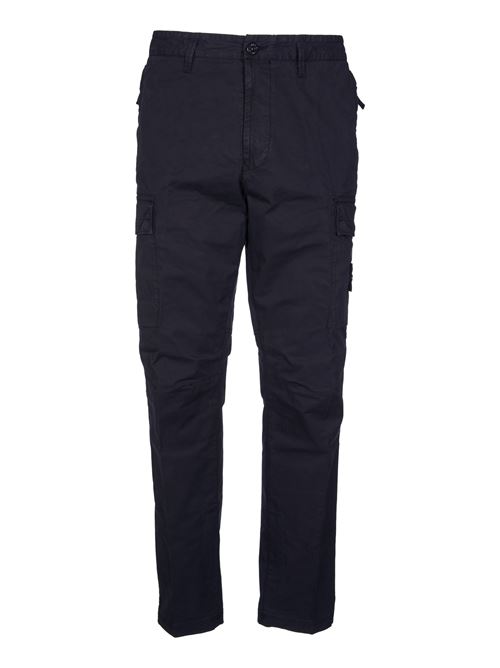 pantalone cargo in cotone stretch STONE ISLAND | 811530410V0029